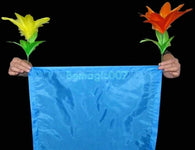 Handkerchief Appearing Two Flowers -- Stage Magic - Bemagic