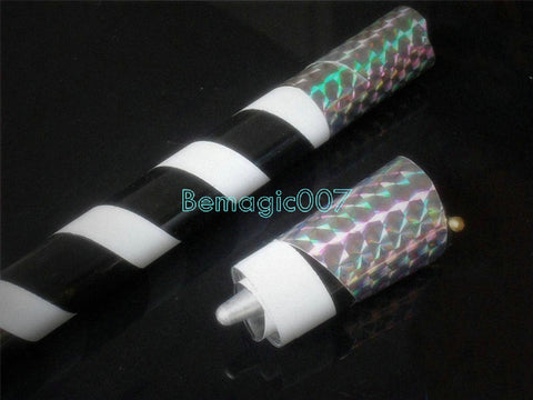 Metal Appearing Cane -- Silk & Cane Magic - Bemagic