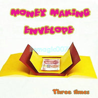 Money Making Envelope (Three times) - Coin&Money Magic - Bemagic