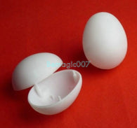 2 pcs Plastic Eggs (White) --Magic Accessories - Bemagic