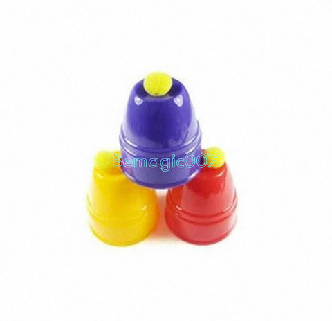Plastic Magic Cups And Balls (Professional)  - Close Up Magic - Bemagic