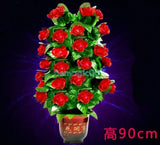 Remote-Control Blooming Flower Bush -- Stage Magic - Bemagic