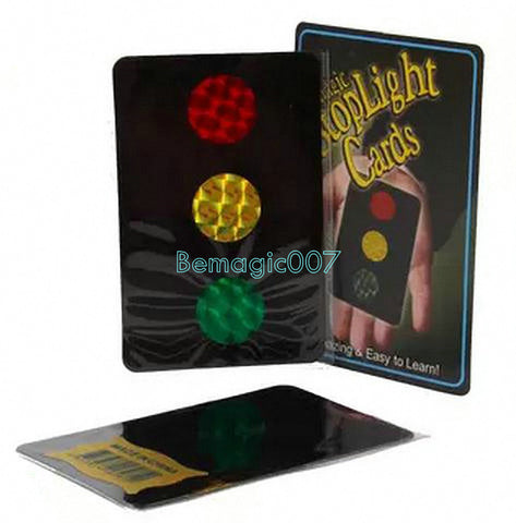 2 pcs/lot stop light cards - Close Up Magic - Bemagic