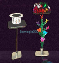 Table To Feather Flower And Mylar Flower -- Stage Magic - Bemagic