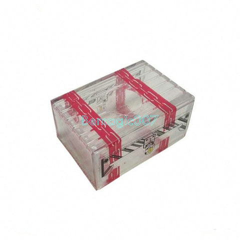 Magic Box Close Open Transparent Magic Box - Close Up Magic – Bemagic